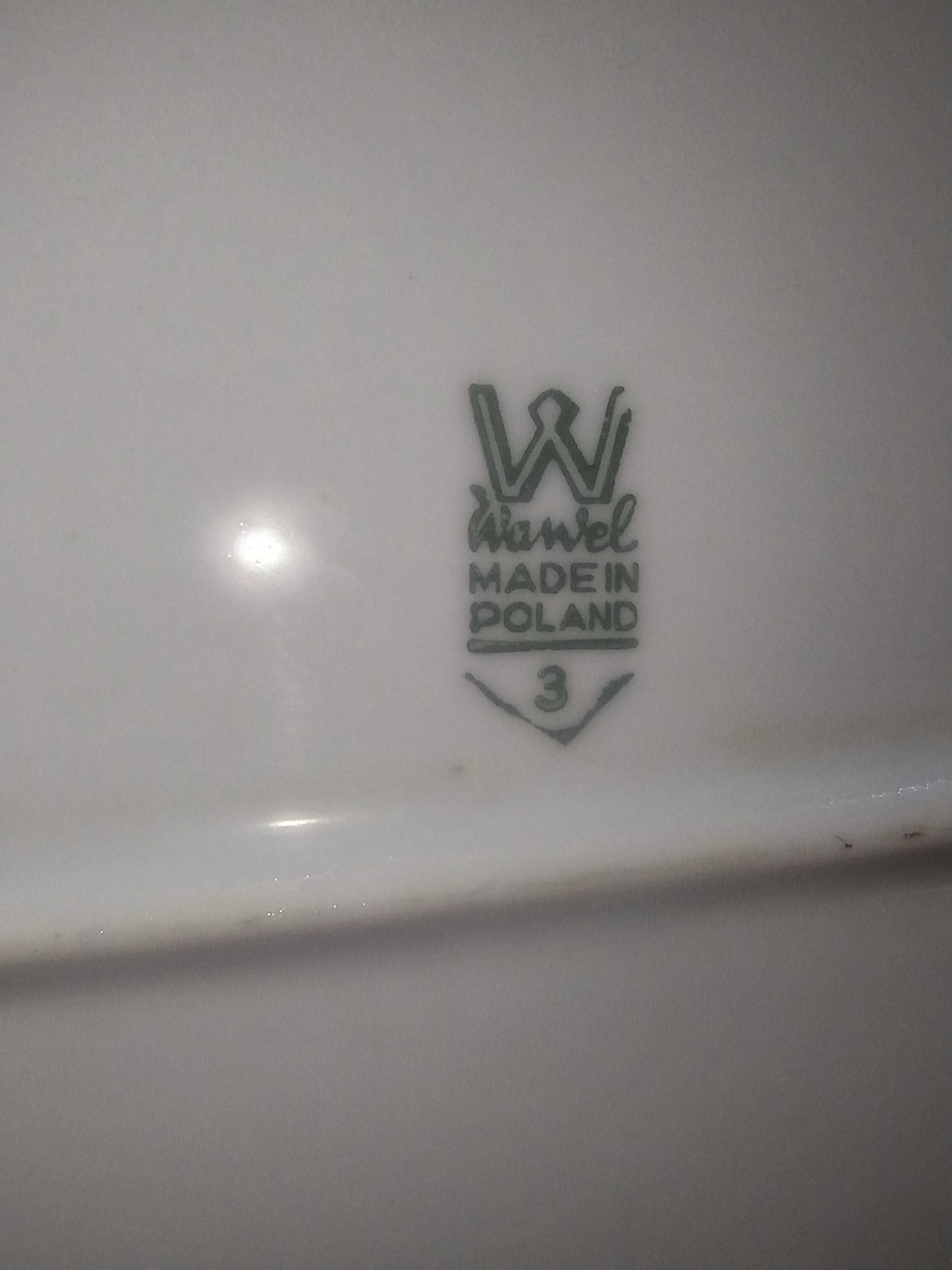 Półmiski porcelana PRL wawel