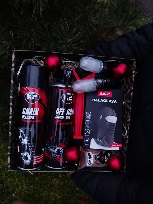 Падарок мотоциклісту‼️Балаклава, мастило для ланцюга, щітка, спрей