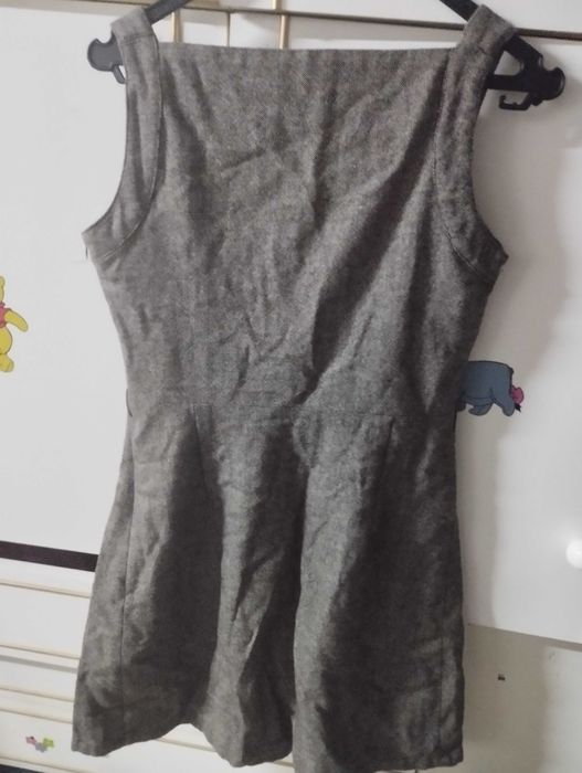 Vestido Pull Bear castanho, de Inverno em muito bom estado