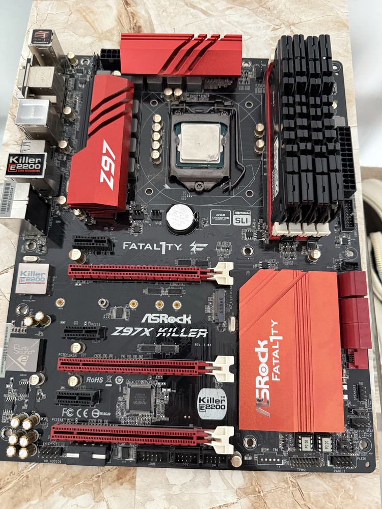 Intel I5 4690K + Asrock Z97x Killer+ 16gb ram