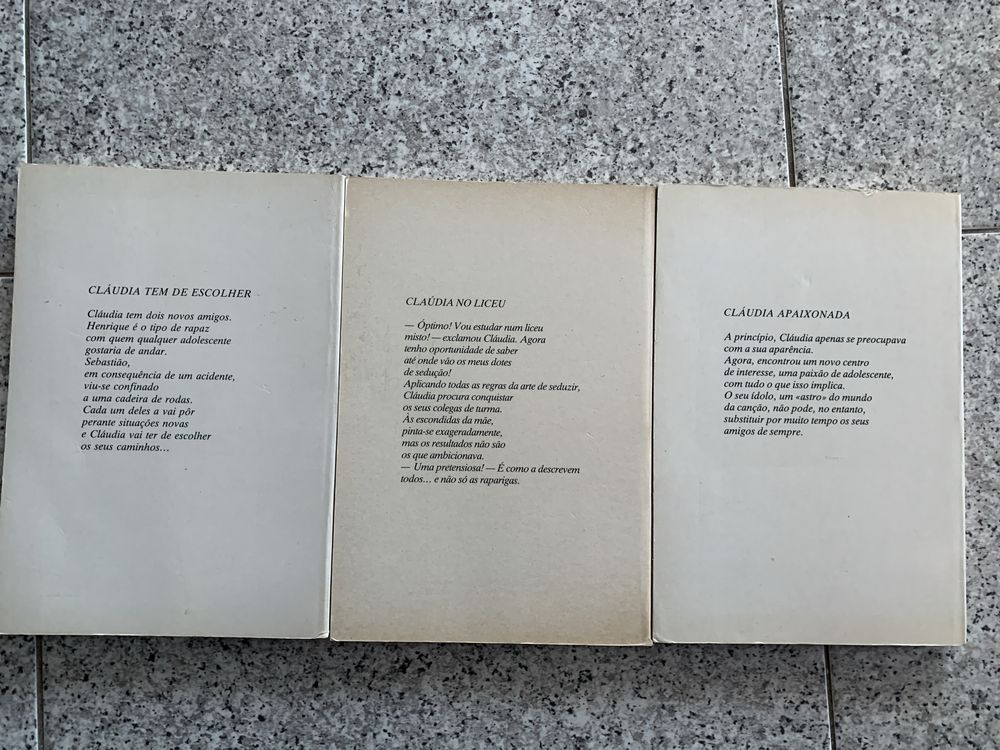 Livros adoloscente Cláudia