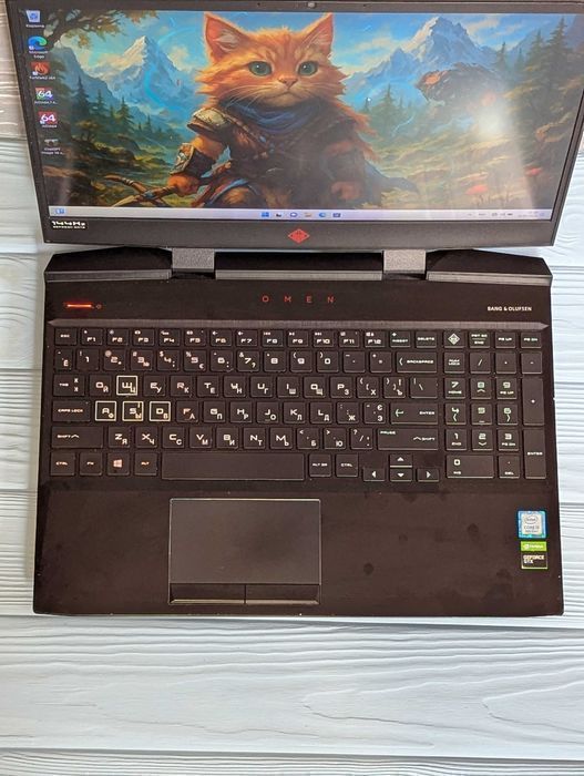 Ігровий HP OMEN GTX 1650 16/480 144 Гц RGB підсвітка