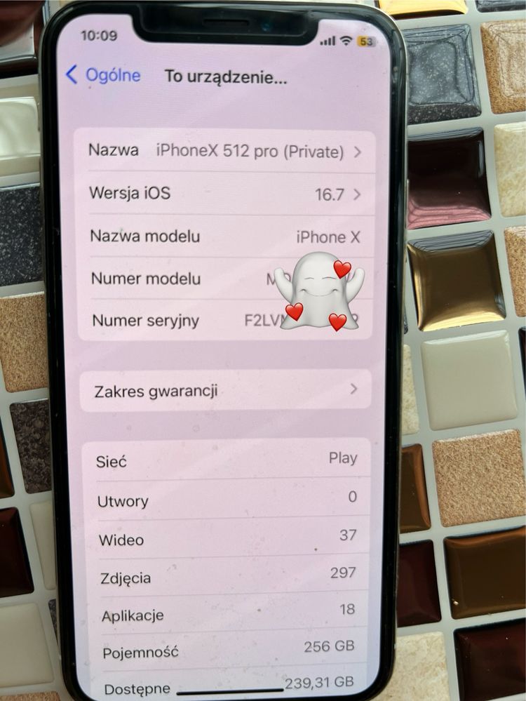 iPhone X 256gb IOS 16,7 możliwość wymiany 11/12 Dopłata