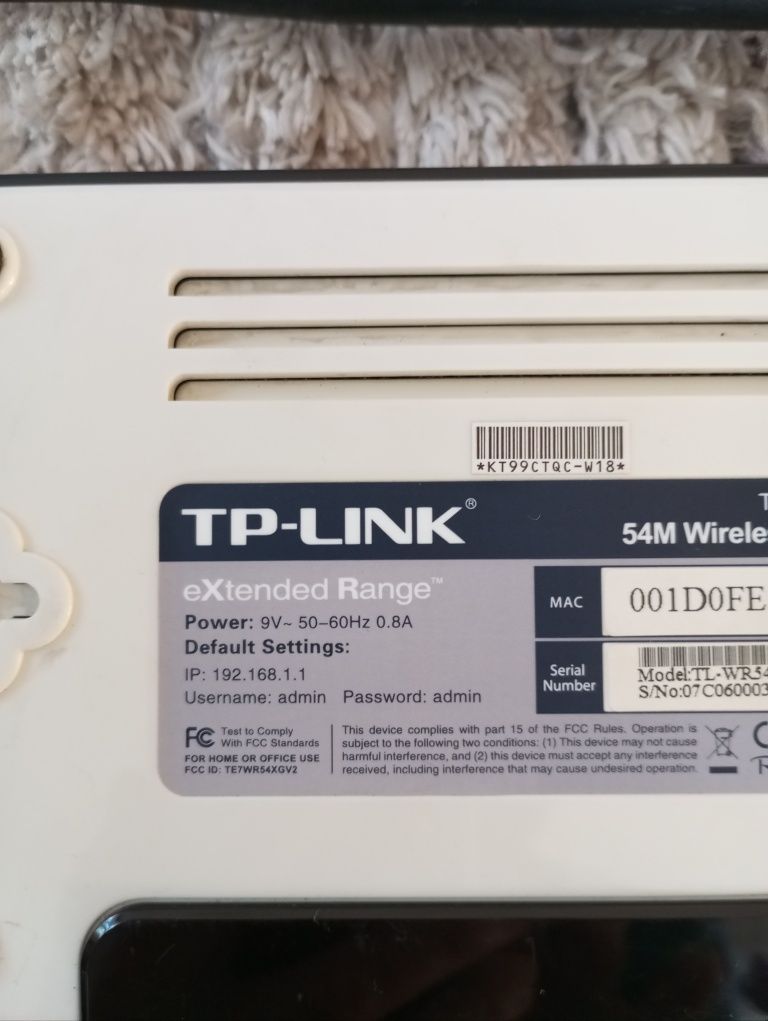 Router TP-LINK TL-WR542 G