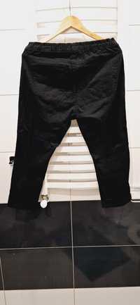 Czarne spodnie w kostkę jegginsy 3xl