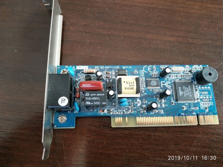 Сетевая карта с модемом PCI sun hold thd-0301l