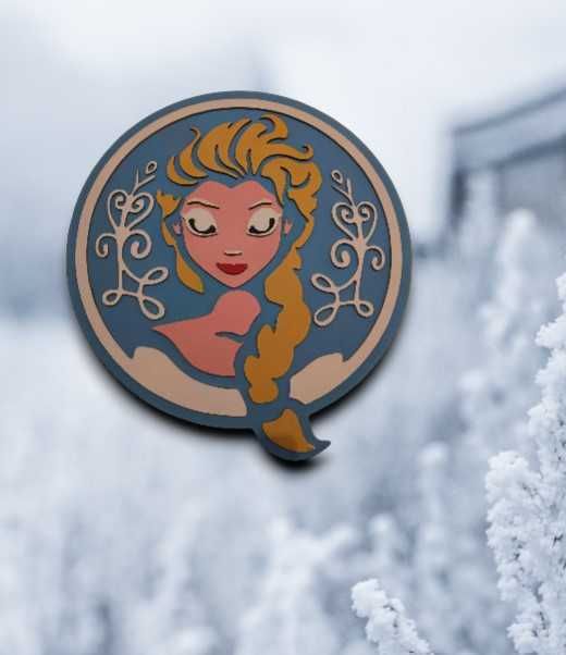 Lampka nocna ''ELSA '' LED drewniana