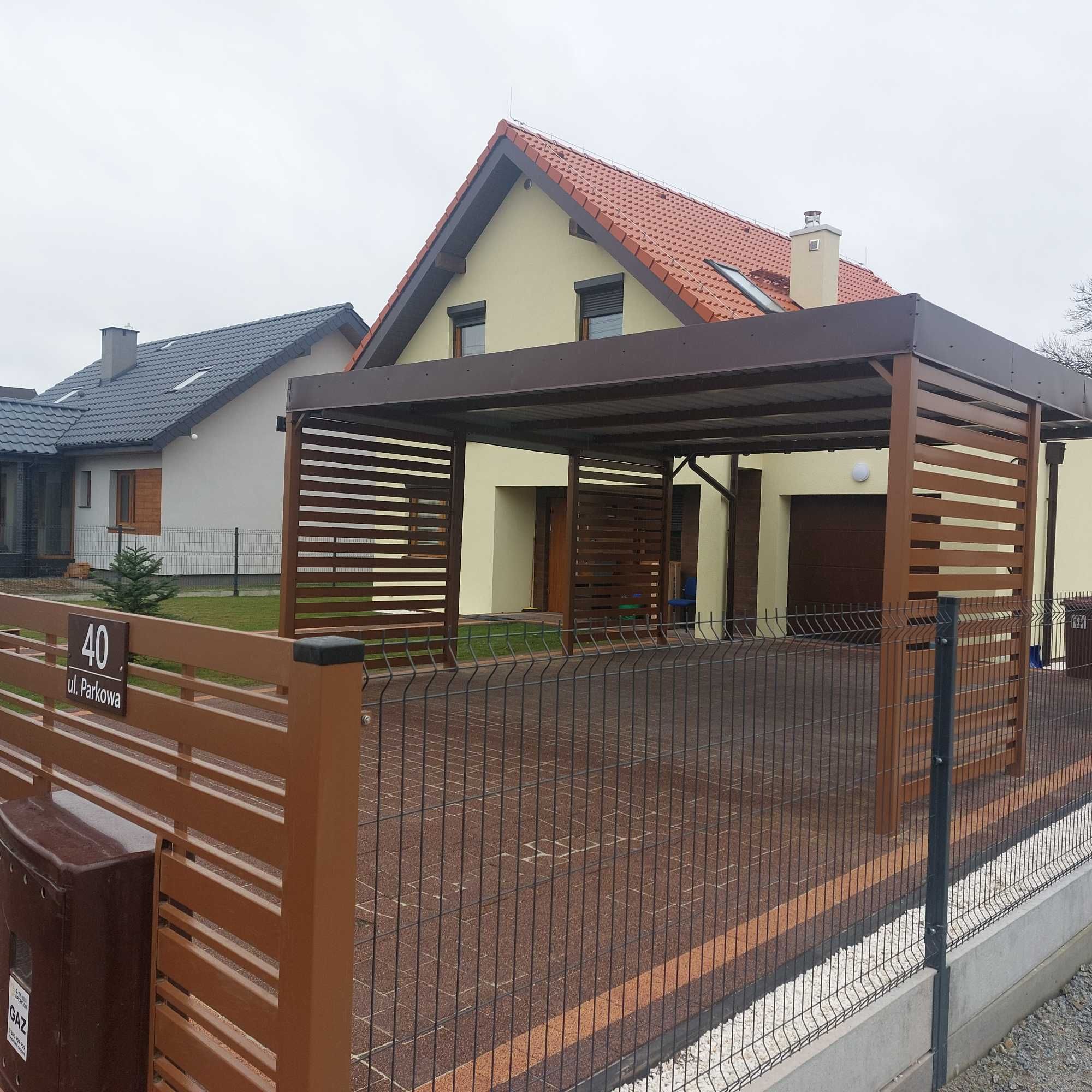 Carport  6 x 6,wiata samochodowa,wiata garażowa,konstrukcja stalowa