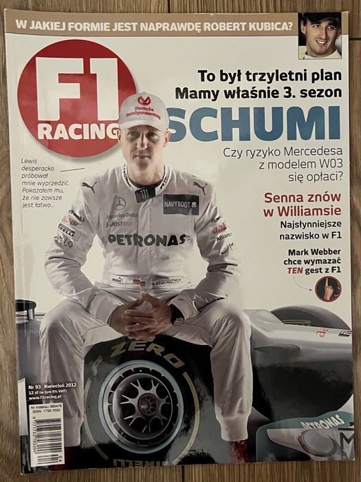 Czasopismo F1 Racing numer 93 kwiecień 2012