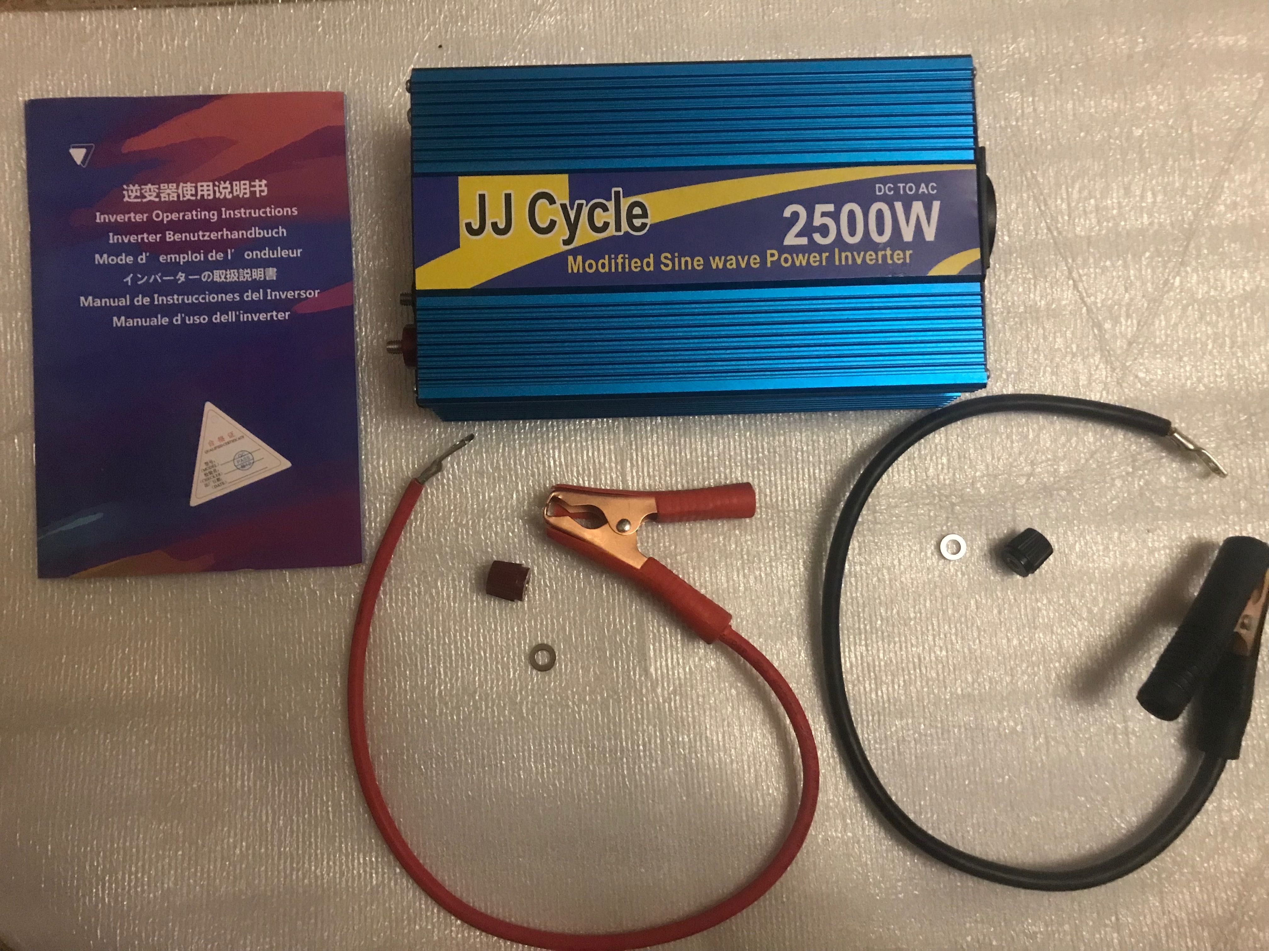 Інвертор JJ Cycle 2500Вт 24вольта
