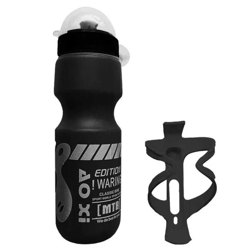 Велосипедна пляшка - фляга для води Discovery 750 мл + тримач/кошик