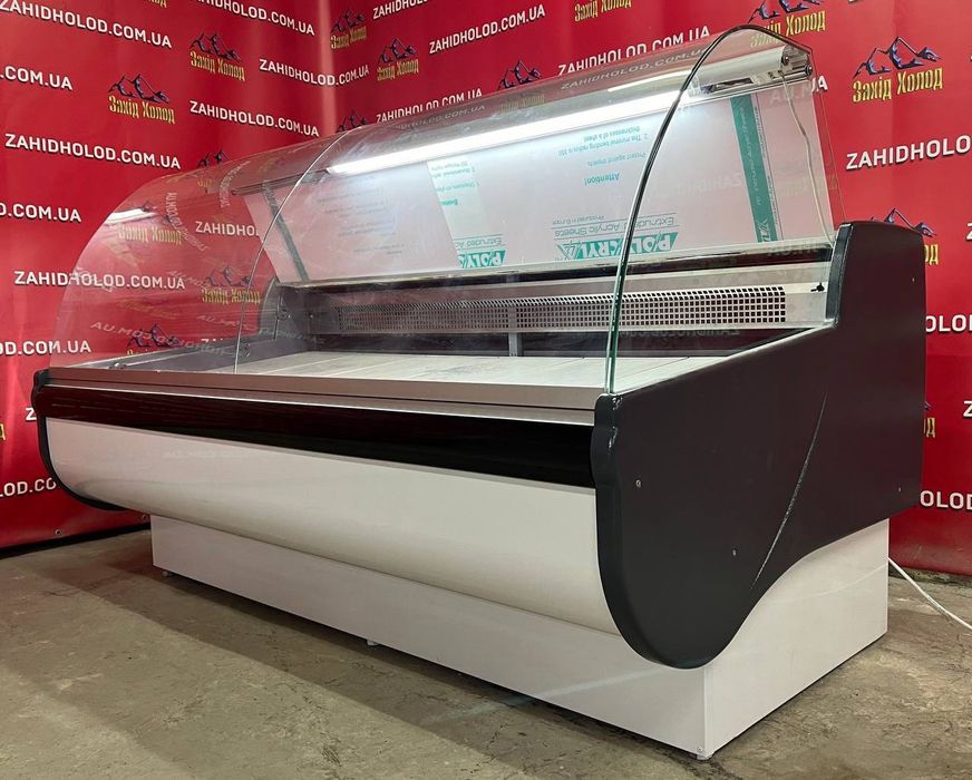 Горизонтальна холодильна вітрина.Вітрина для м'яса. Вітрина Gold