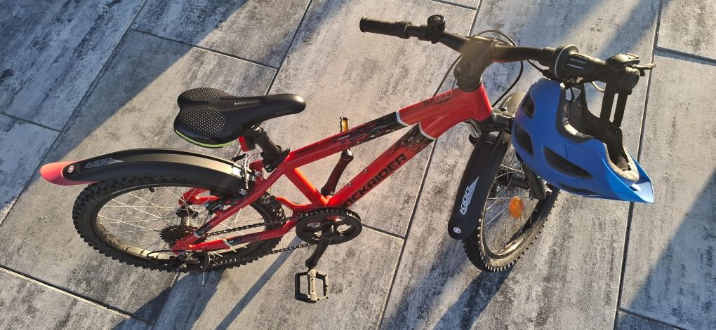 JAK NOWY! Rockrider ST900 20' hamulce tarczowe! Kask Bonetrager  Tyro!