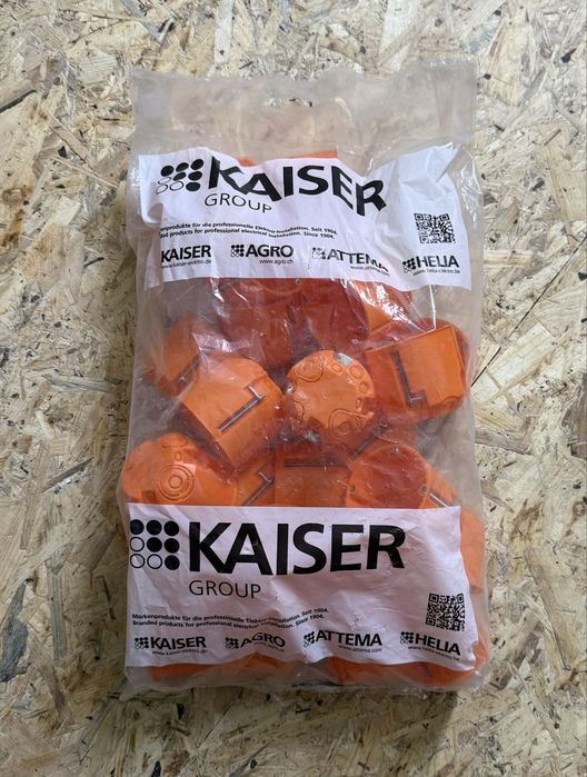 Puszka elektryczna głeboka do regipsów 25sztuk