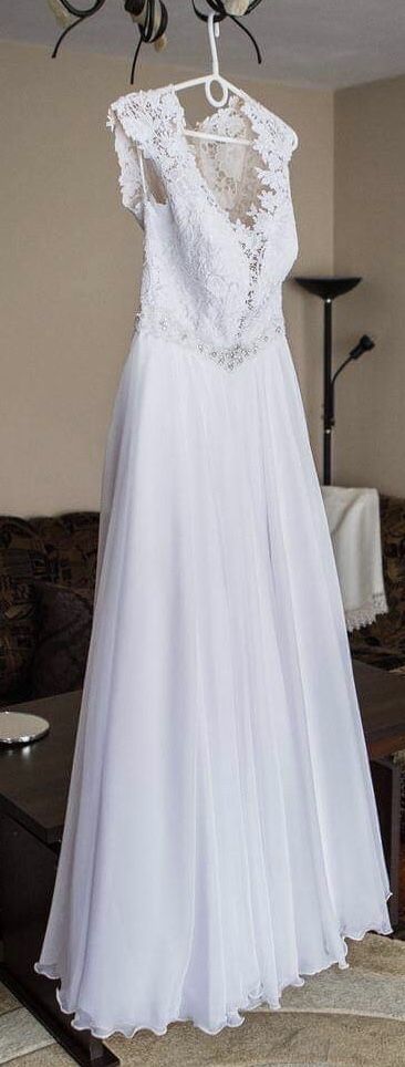 Suknia ślubna IGAR Hermiona biała rozm. 36 38 +welon gratis