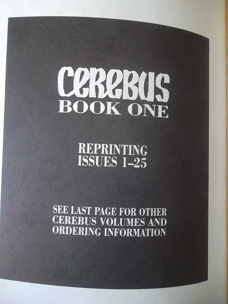 CEREBUS Volume 1 - DAVE SIM - Collects issues 1-25