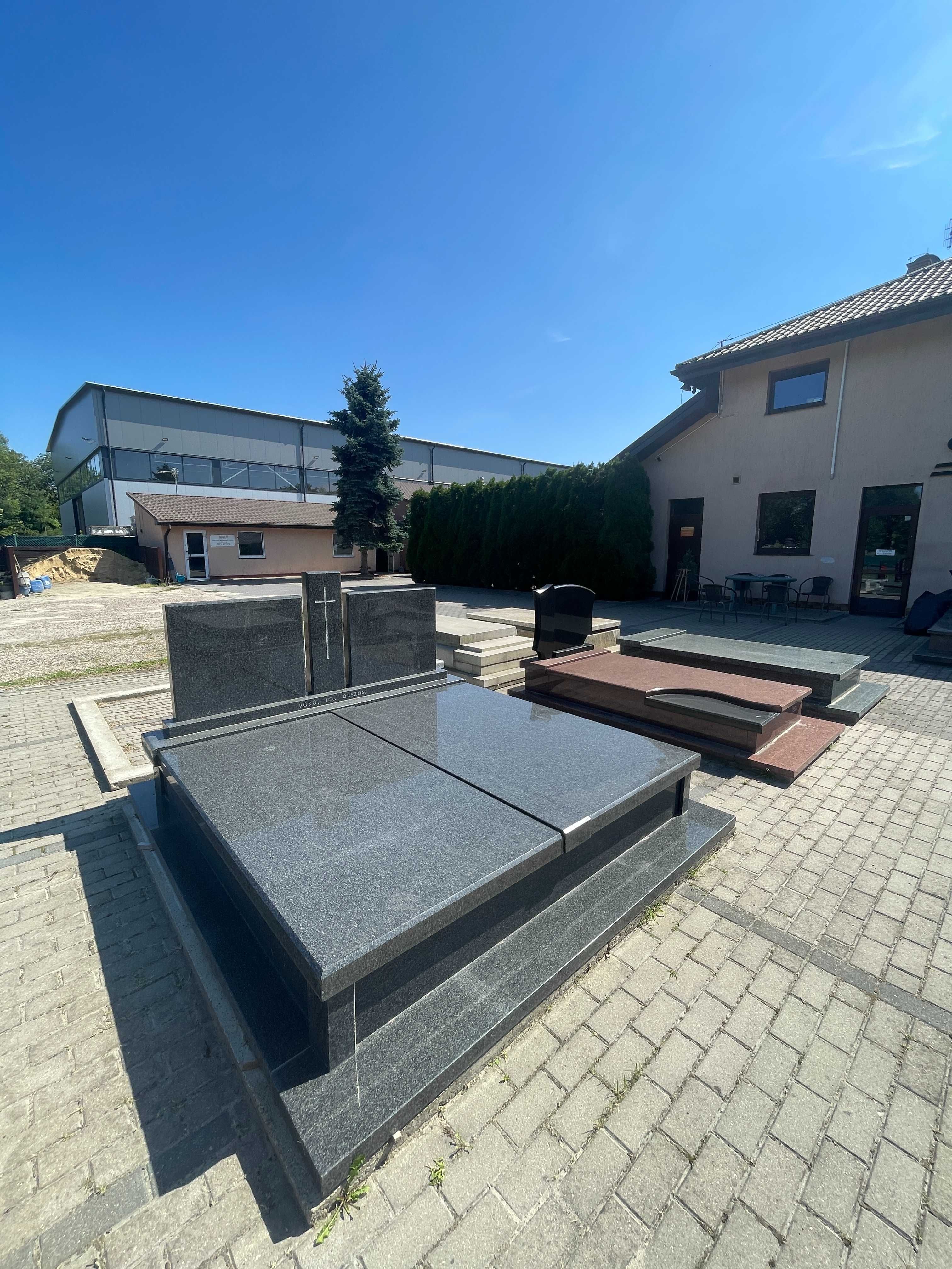 Nagrobek Pomnik Blaty Parapety Schody Kominki Kamieniarstwo Lublin