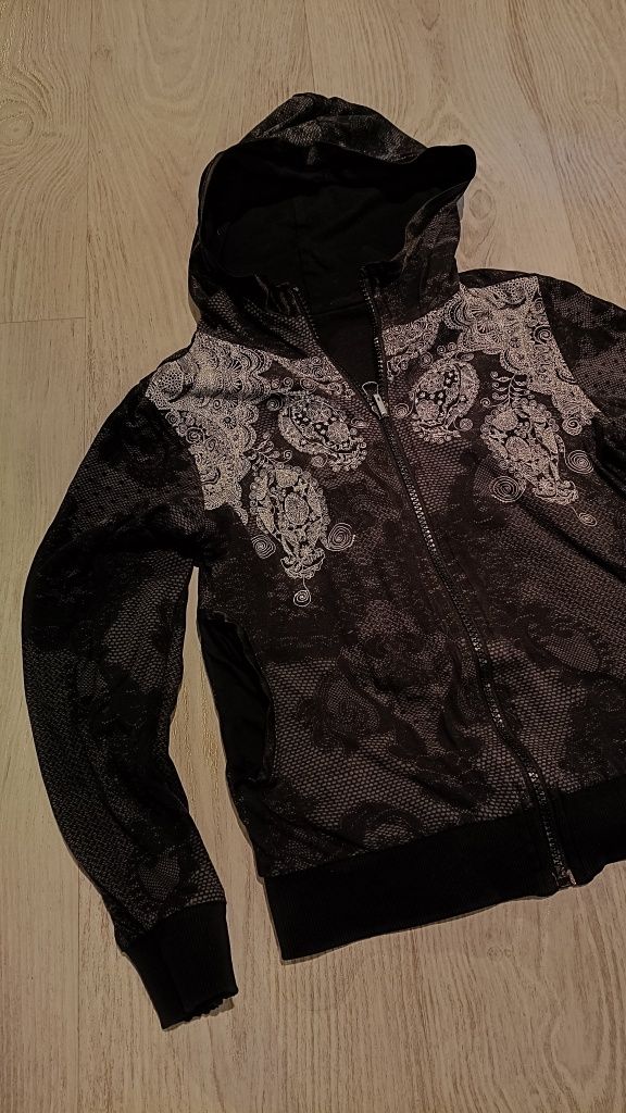 Czarna dwustronna bluza 128 Desigual