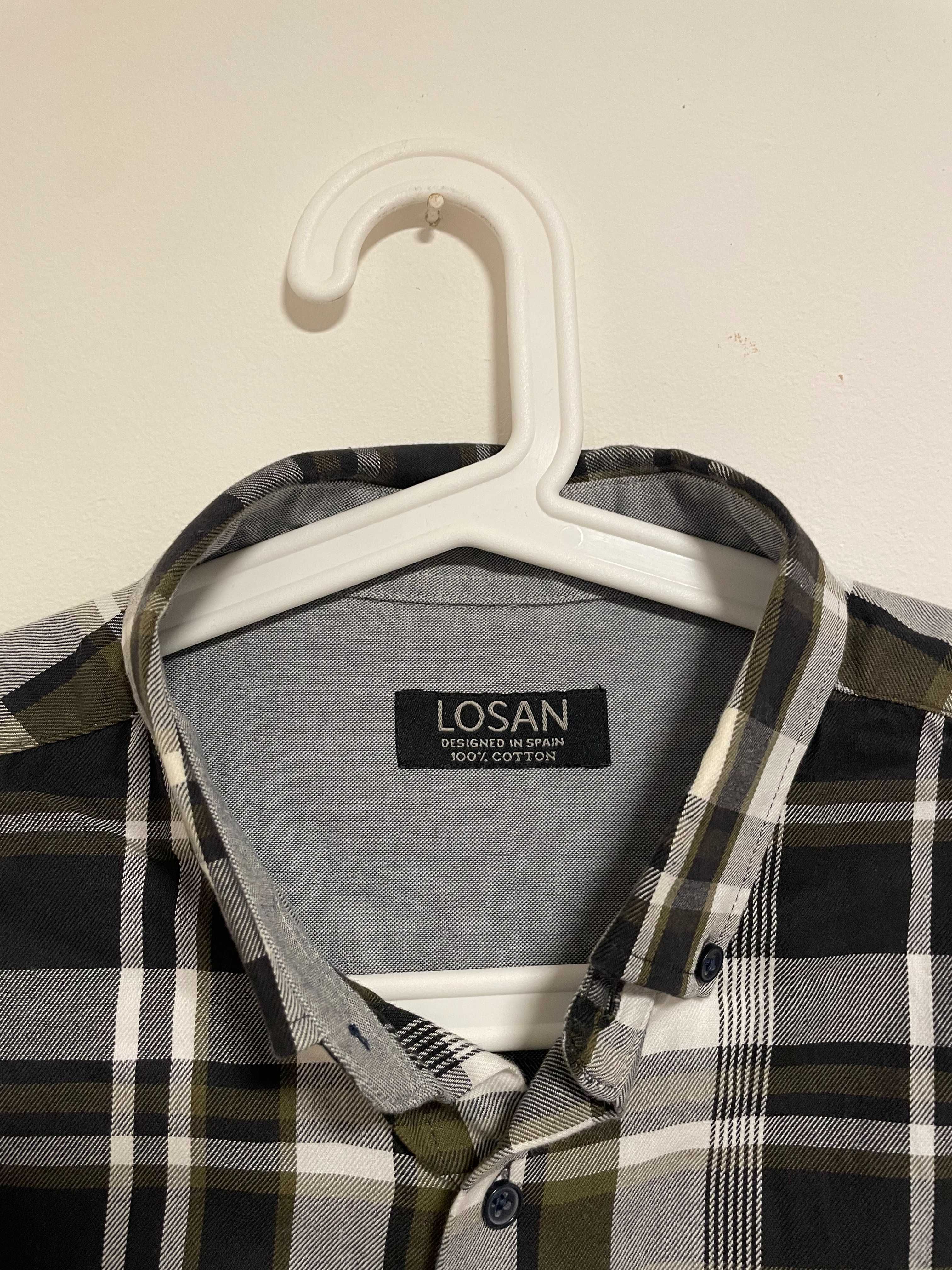 Camisa Losan Homem 100% Algodão