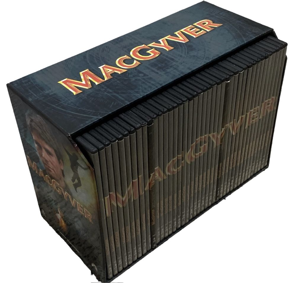 Macgyver 40 Filmes Dvd’s + Caixa Arquivo (Coleção Completa)