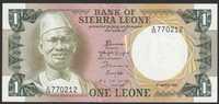 Sierra Leone 1 leone 1984 - stan bankowy UNC