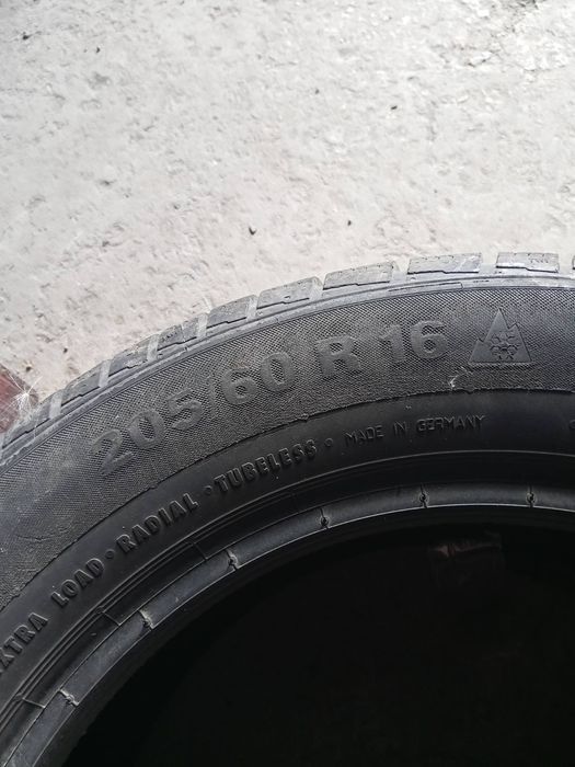 205.60.16 Continental 2шт зима шини гума склад Харків Шиномантаж з Євр