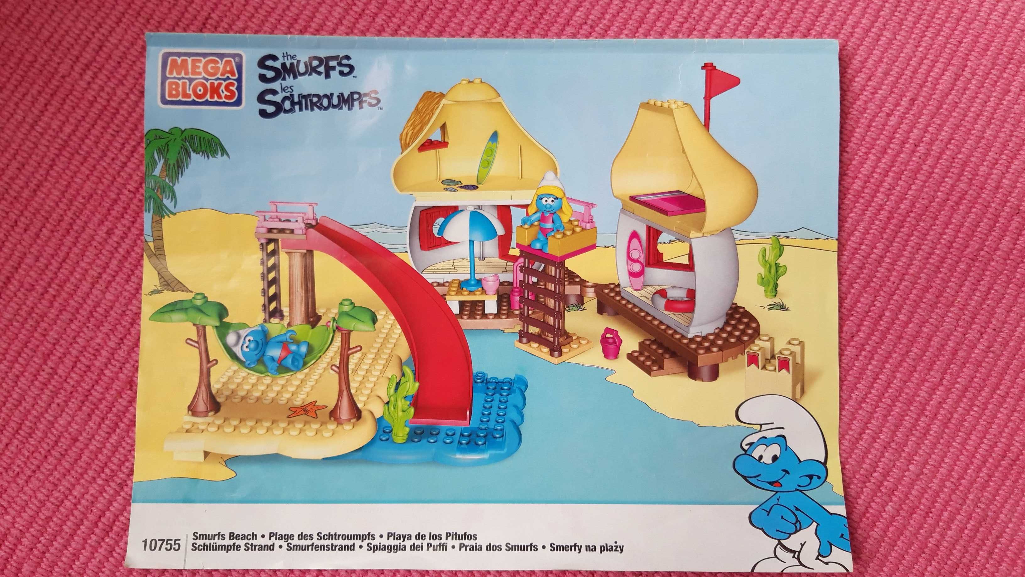 Lego Smurfs - Praia dos Smurfs - Mega Blocks