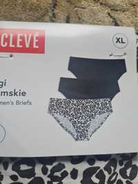 Figi damskie  nowe Cleve 3 pary r.XL