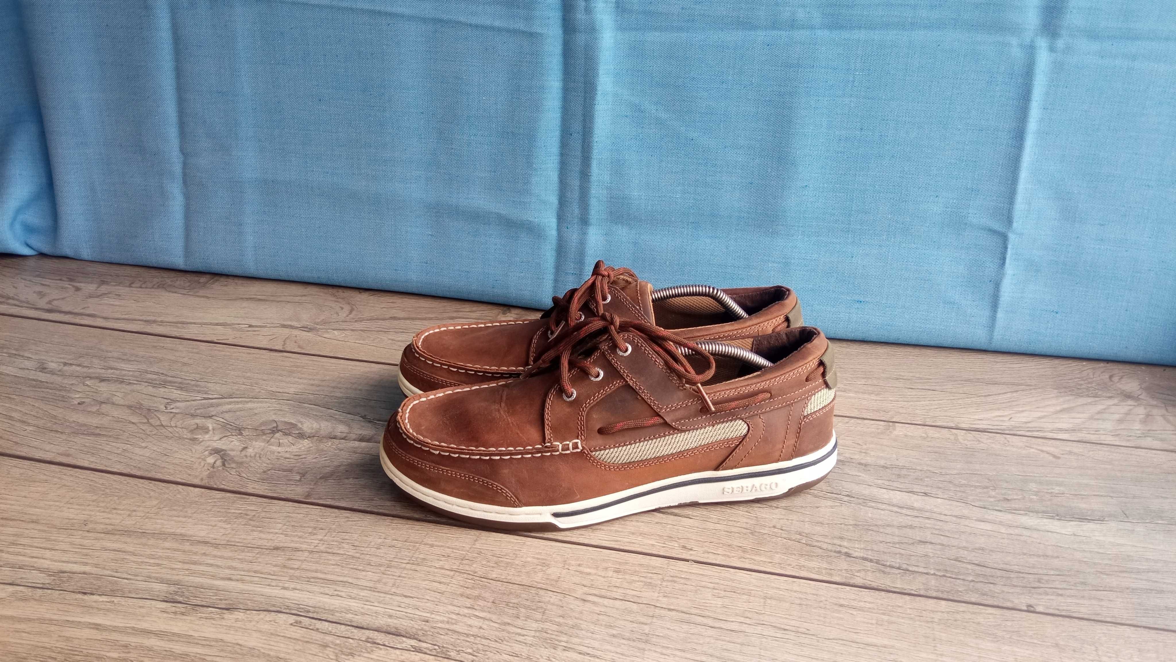 Шкіряні Топсайдери Sebago Triton р. 45 - 46 напівчеревики sperry