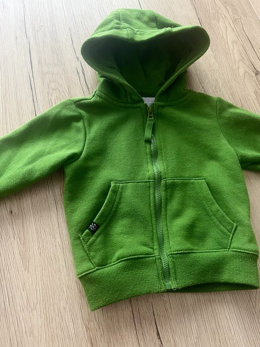 Bluza na zamek sweterek niemowlę chłopięca Reserved 68 zielona