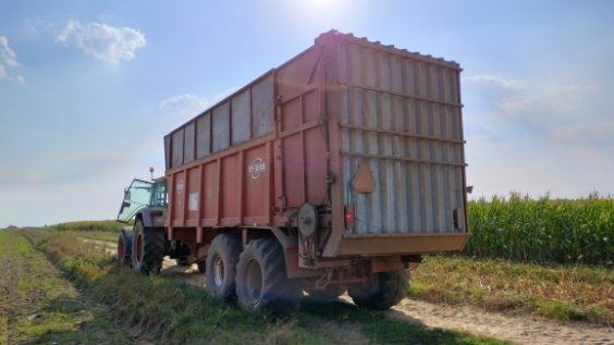 Przyczepa do kukurydzy veenhuis tebbe kaweco