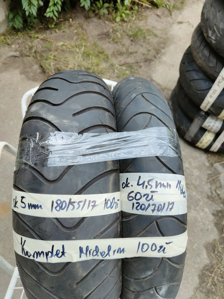 Komplet Metzeler 120/70/17 170/60/17 nie 240/45/17 120/90/17 150/70/17
