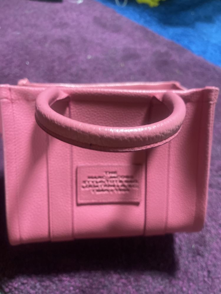 Torebka kuferek The Tote Bag slodka rozowa poreczna pojemna
