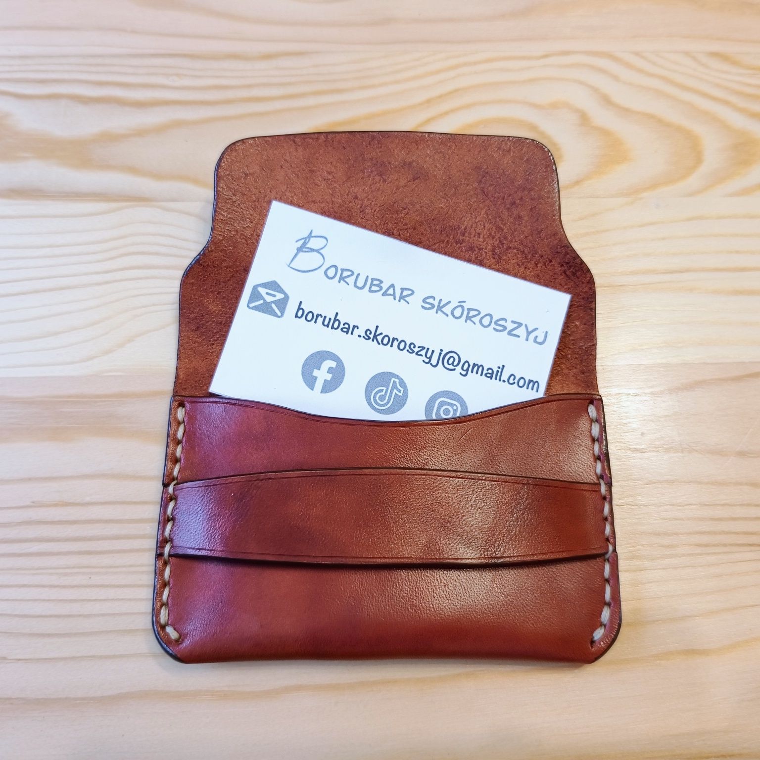 Borubar Skóroszyj - EDC - cardholder / wizytownik / portfel WYPRZEDAŻ