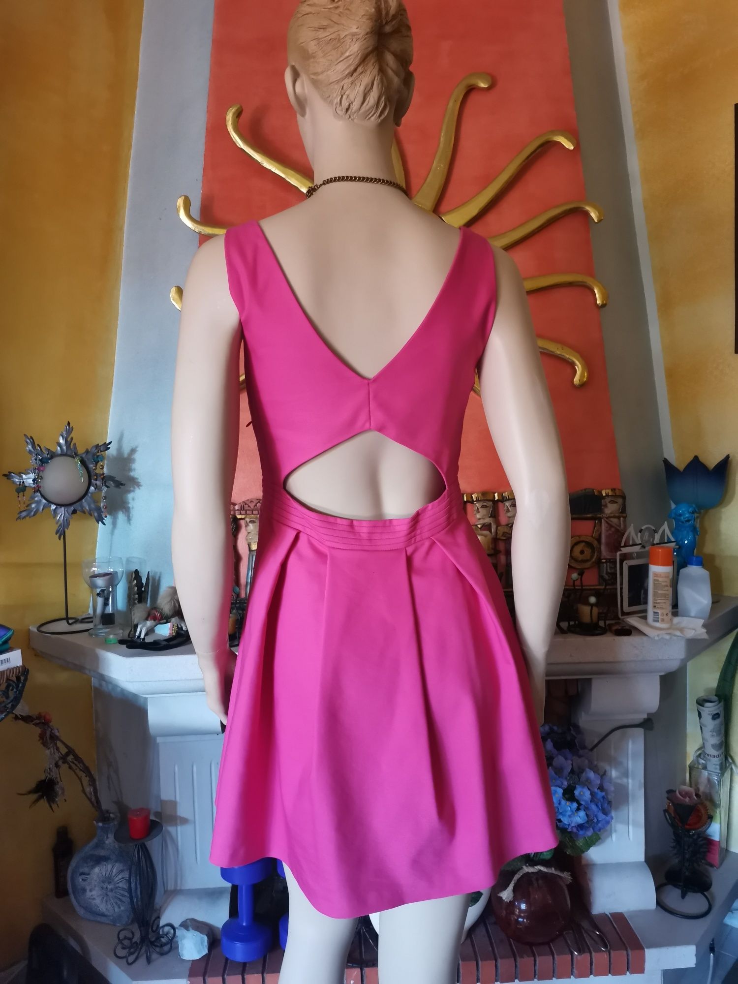 Vestido rosa novo