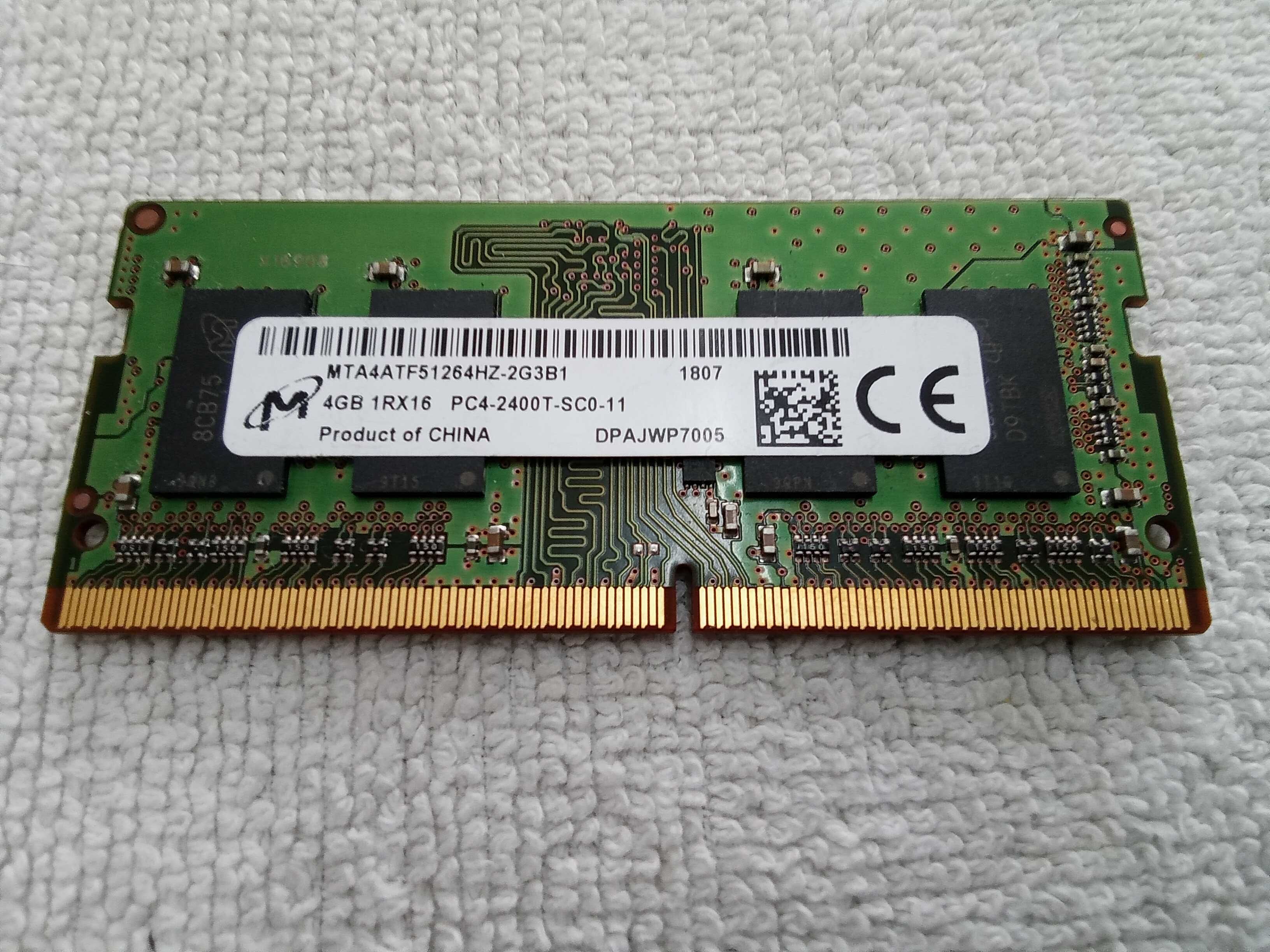 Memoria portátil 4GB DDR4