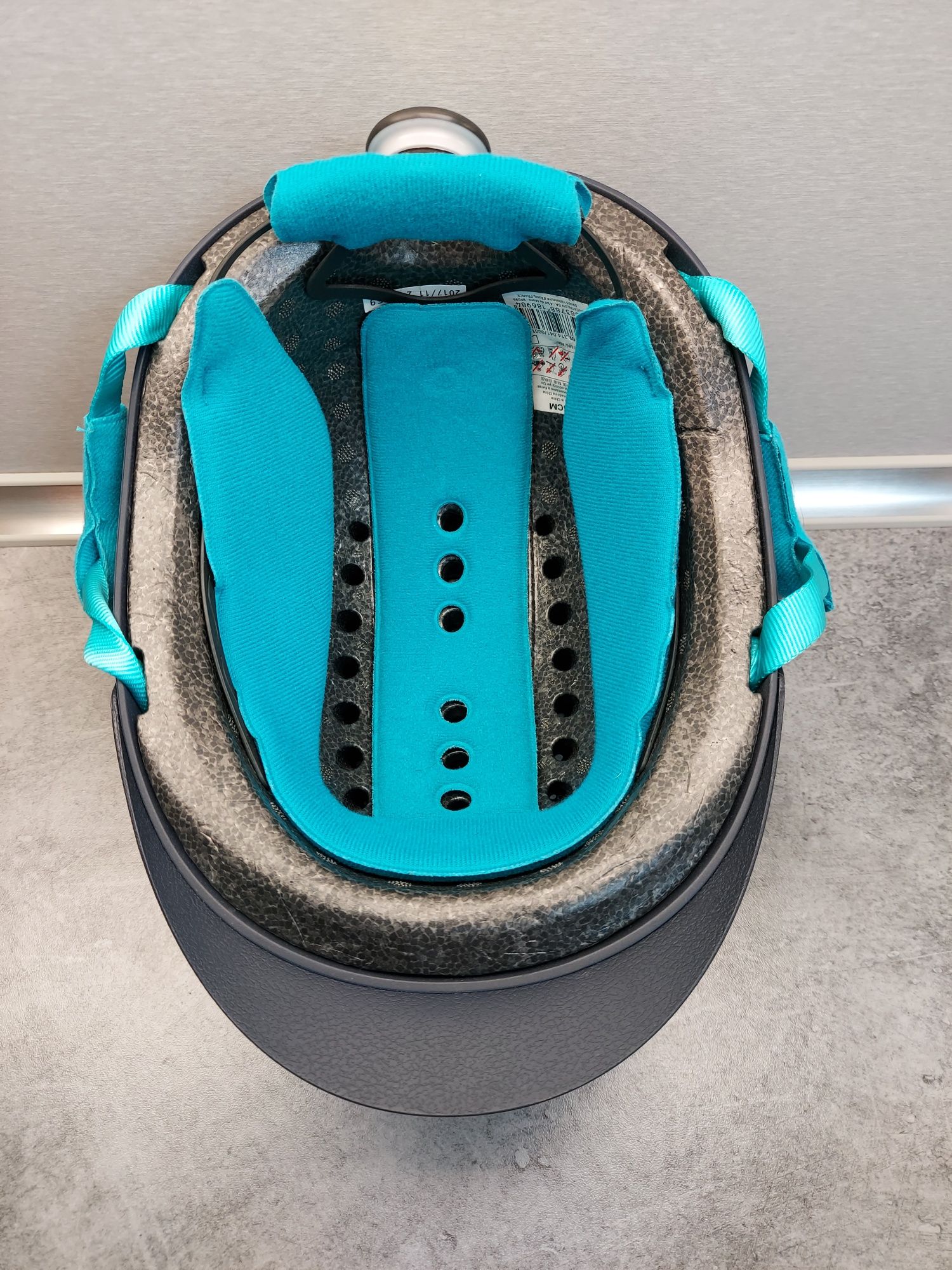 Kask jeździecki Fouganza roz.S (52-55) , FH 120 Blue , toczek