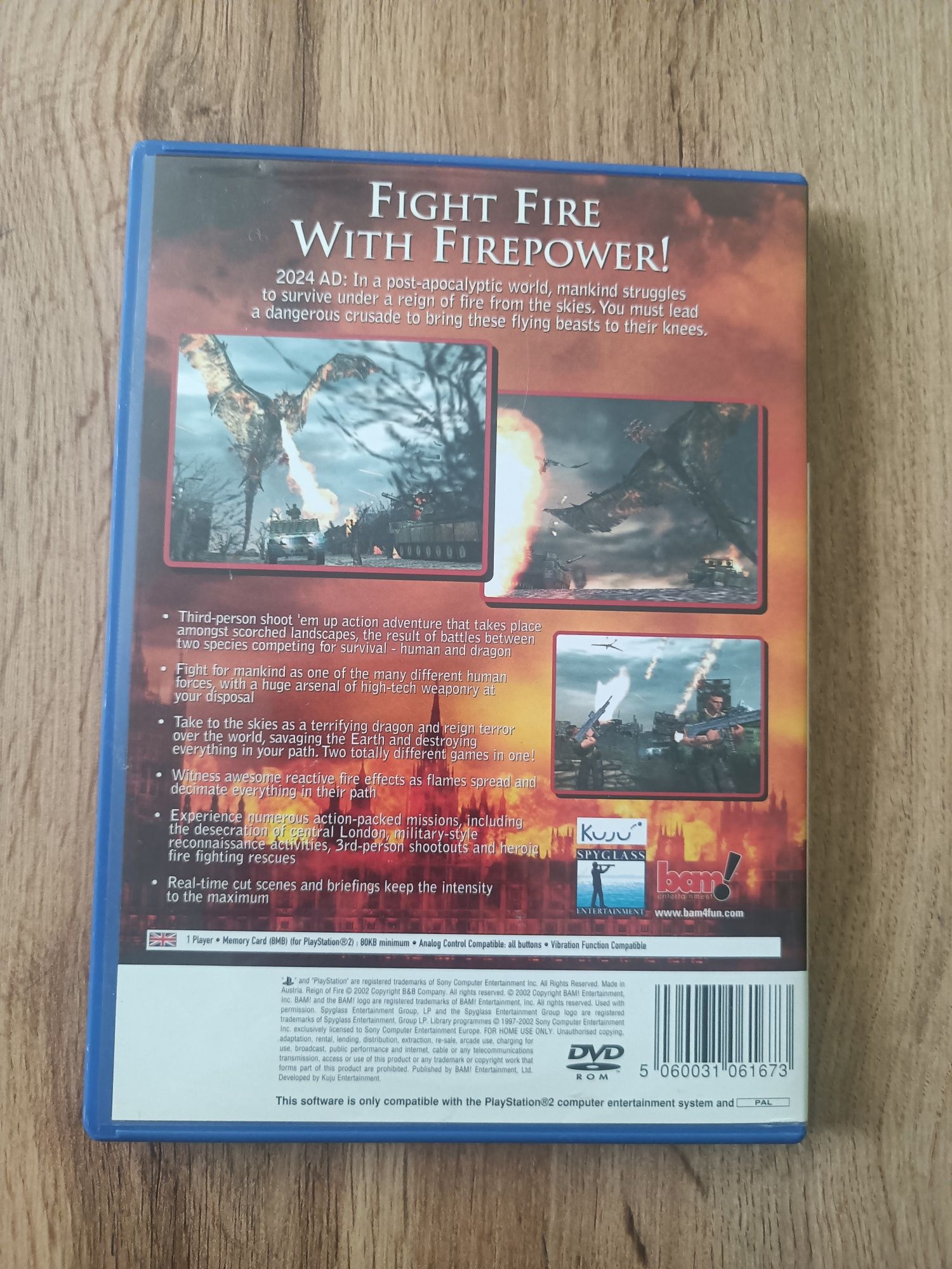 Reign Of Fire Let The Battle Ignite PS2