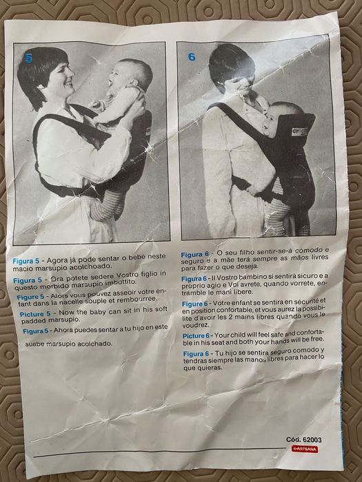 Marsúpio Chicco Tecido