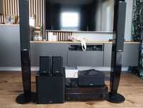 Zestaw amplituner yamaha rx-v477 +  głośniki ns pa40 z subwooferem.