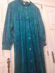 ROBE Vintage veludo verde garrafa tm L ( Novo)