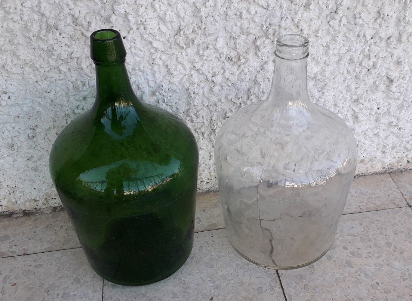 Garrafões vidro 5 litros