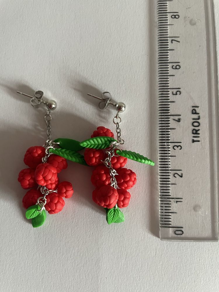 Kolczyki handmade, masa fimo