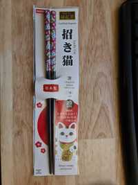 Pałeczki japońskie z Manekineko (Daiso)