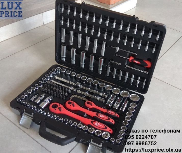 Профессиональный набор инструментов 151ед INTERTOOL ET-7151 інструмент