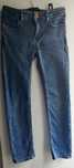 Jeansy niebieskie klasyczne H&M skinny fit denim dziewczęce