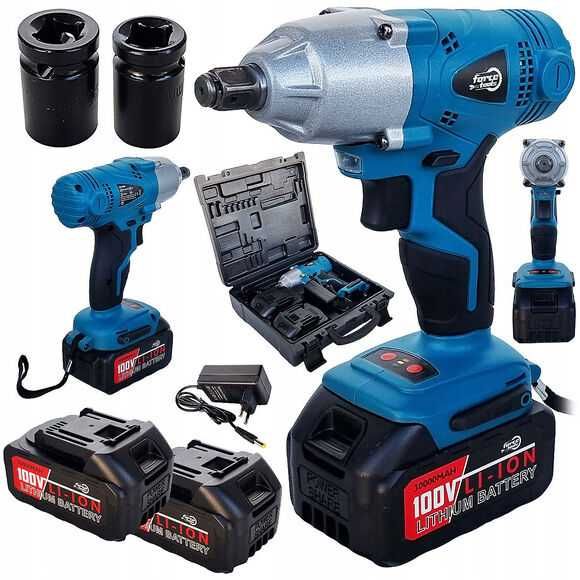 Klucz Udarowy Akumulatorowy Force TOOLS, W WALIZCE, 2 AKUMULATORY