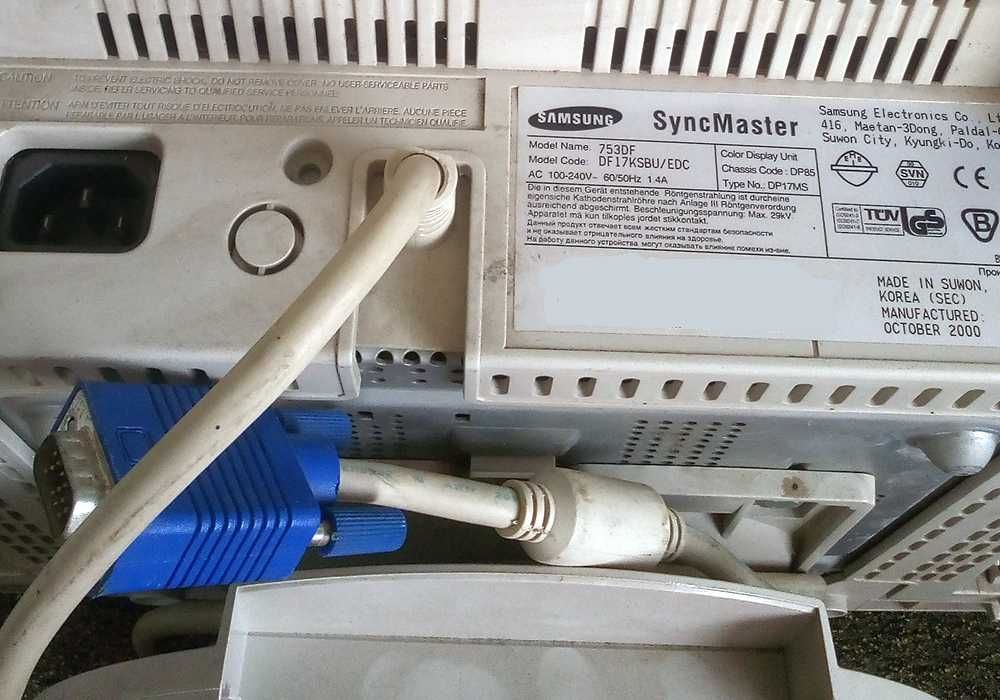 ЭЛТ Монитор Samsung SyncMaster 753DF