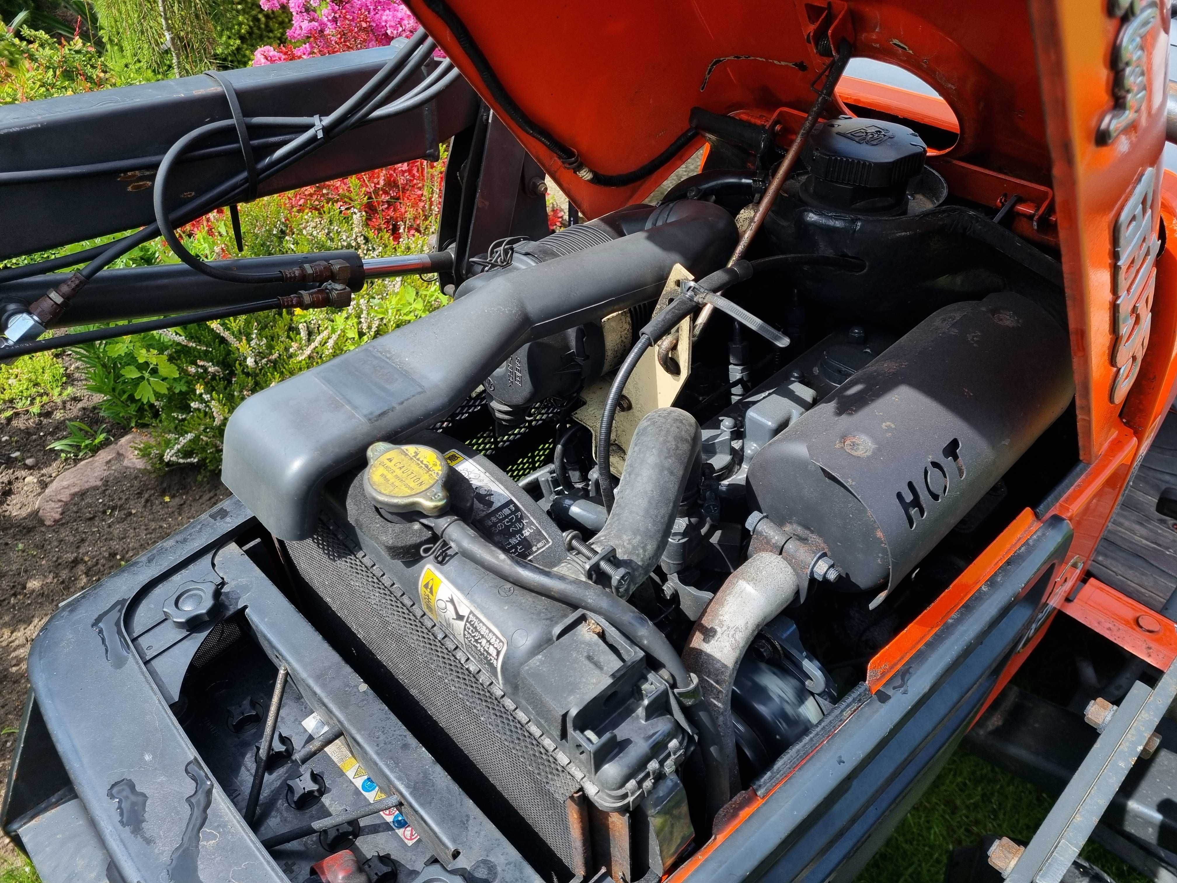 Traktorek japonski Kubota GB155 glebogryzarka tur