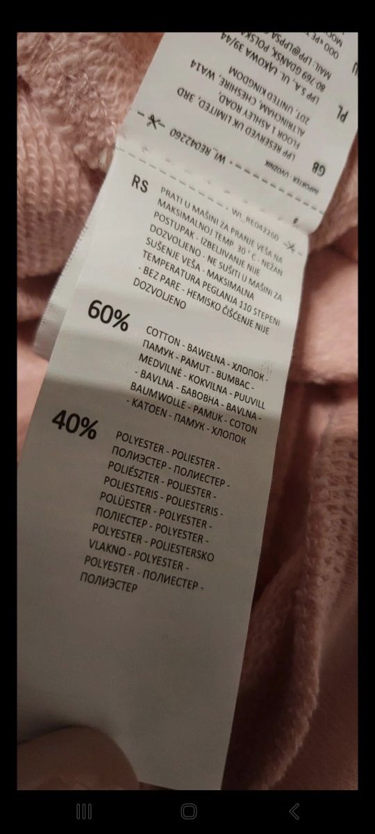 Bluza asymetryczna.